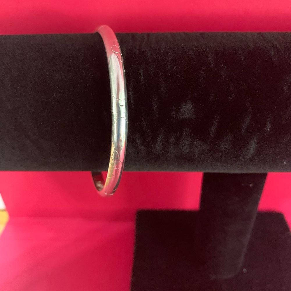 Source Unknown Silver Bracelet With Chain - image 4